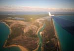 cat island from the plane 