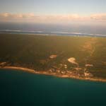 cat island from the plane 