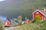 norwegian houses  arnafjord